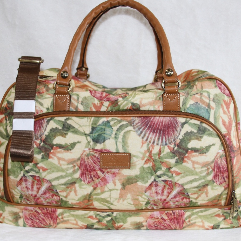 Patricia Nash Gonnesa Overnighter Weekender Travel Duffel Duffle Bag